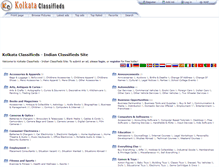 Tablet Screenshot of kolkataclassifieds.com